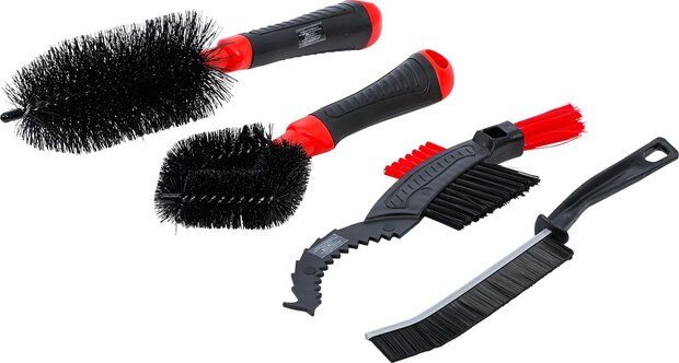 Juego de cepillos de limpieza para bicicletas, 4 piezas