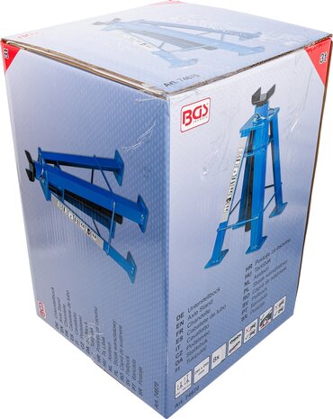 Caballete de apoyo capacidad de carga 3000 kg, altura de elevacion 440 - 720 mm
