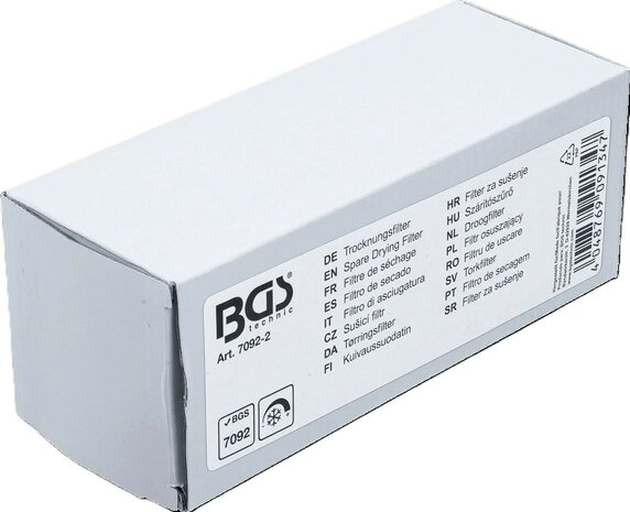 Filtro de secado para BGS 7092