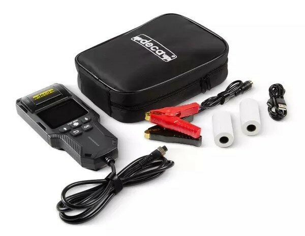 Comprobador de baterias 12/24V con impresora