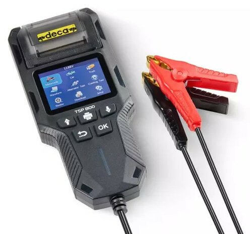 Comprobador de baterias 12/24V con impresora