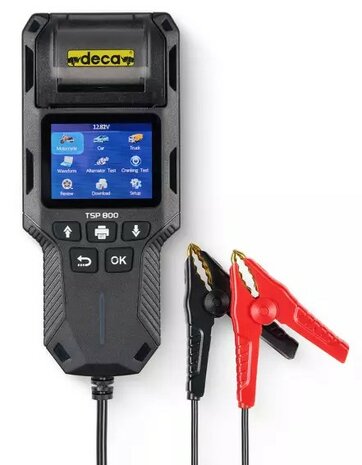 Comprobador de baterias 12/24V con impresora
