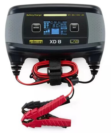Cargador y mantenedor multifuncion 12/24V 8A