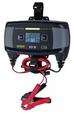 Cargador y mantenedor multifuncion 12/24V 8A