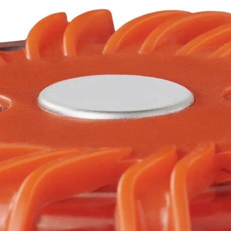 Disco de advertencia naranja con 16 LED