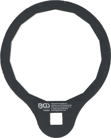 Cazoleta para filtros de aceite 15 caras &Oslash; 74,5 mm para Ford 1.5, 1.6 EcoBoost