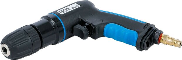 Taladro de aire con mandril de 10 mm sin llave, caja compuesta