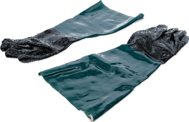 Guantes protectores de repuesto para cabina de arenado neumatica para BGS 8717