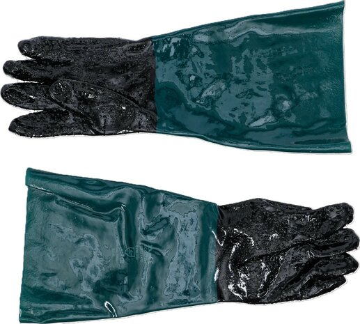 Guantes protectores de repuesto para cabina de arenado neumatica para BGS 8717