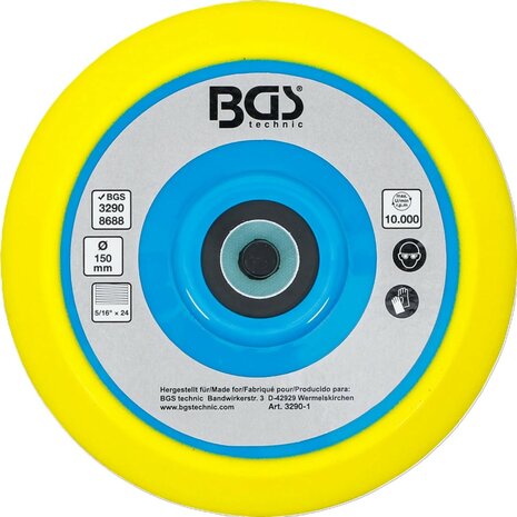 Planchas de cinta adhesiva para BGS 3290 / 8688 diametro 150 mm