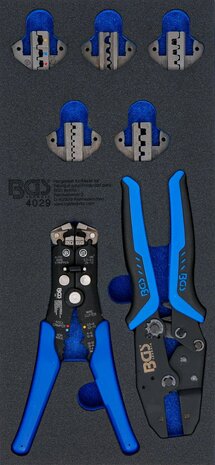 Tool Tray 1/3: Herramienta de crimpado y pelacables 12 piezas