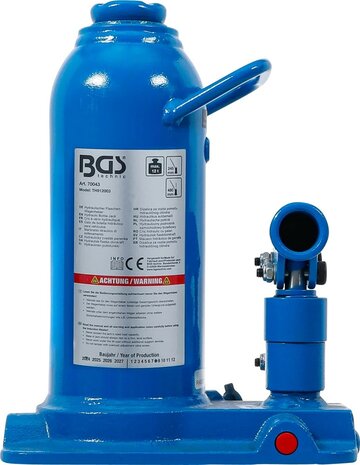 Gato de botella hidraulico para vehiculos flexibles 12 t