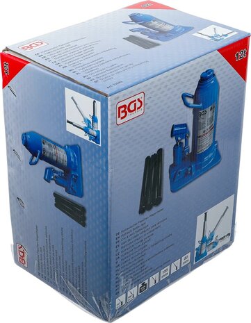 Gato de botella hidraulico para vehiculos flexibles 12 t