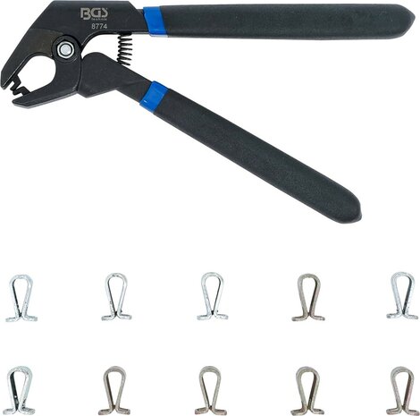 Juego de abrazadera de fijacion de 11 piezas