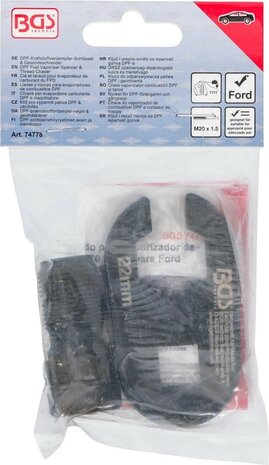 Llaves y roscas para evaporadores de combustible DPF M20 x 1,5 para Ford