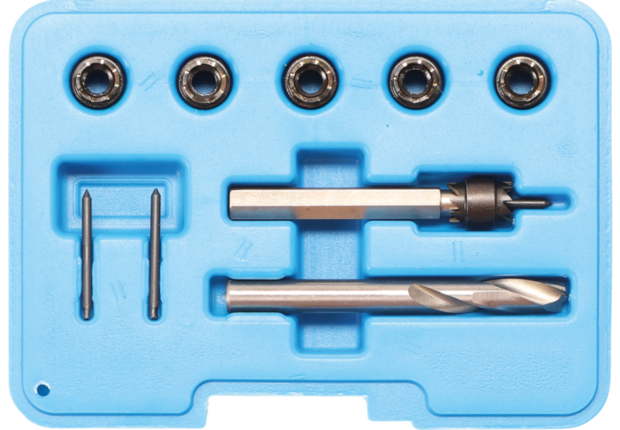 Juego de brocas para puntos de soldadura 10 piezas