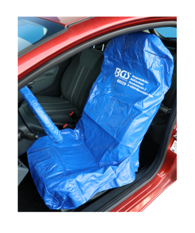 Protector de volante y asiento universal piel sintética