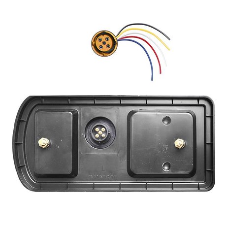Luz trasera 5 funciones 225x105mm 43LED izquierda