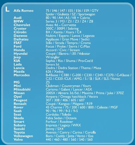 Funda para coche L (490x178x120cm)
