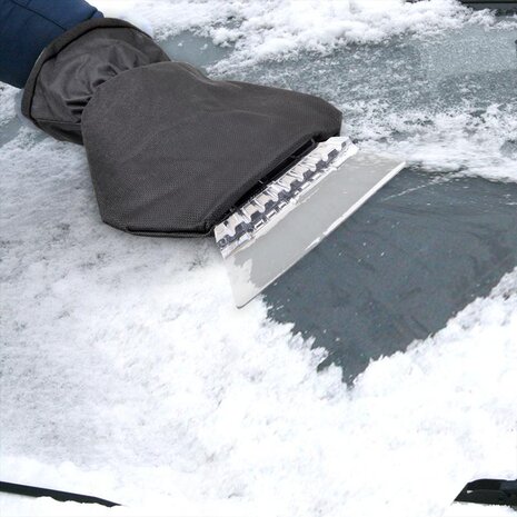 Raspador de hielo con guante de vellon