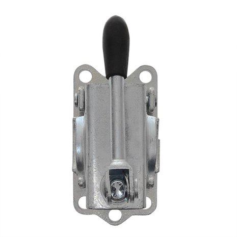 Abrazadera de 48 mm de hierro fundido con palanca de inclinacion para rueda de morro
