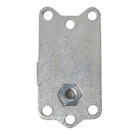 Abrazadera de 48 mm de hierro fundido con palanca de inclinacion para rueda de morro