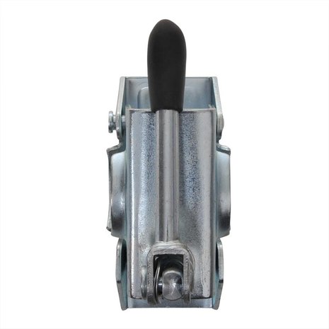 Abrazadera de 48 mm con husillo inclinable para rueda de morro