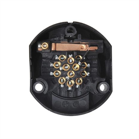 Conector hembra de PVC de 13 pines tipo Jaeger