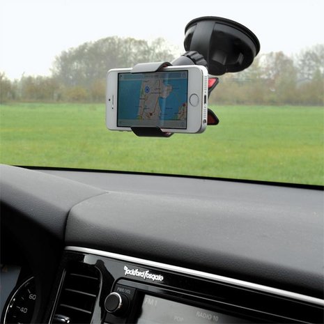 Soporte universal para GPS/móvil con ventosa