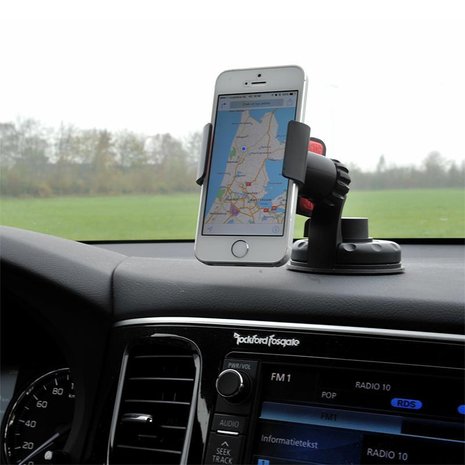 Soporte universal para GPS/móvil con ventosa