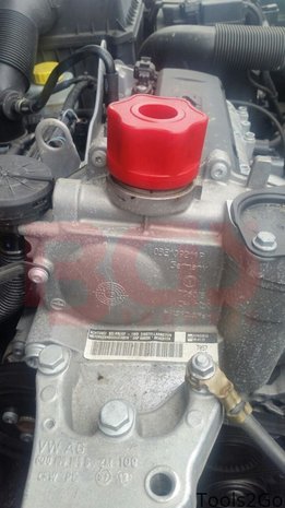 Embudo de aceite con adaptador de bayoneta para VAG, MB, BMW, Porsche, Volvo