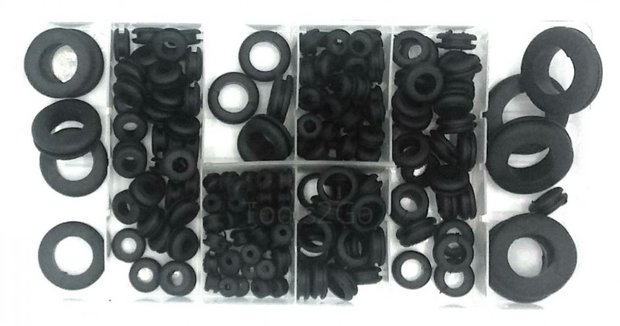 arandelas de goma surtido de 180 pcs