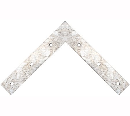 Juego 2 escuadras planas, 150 x 150 x 25 x 2 mm