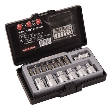 Recuadro 14 bits de vasos & Torx