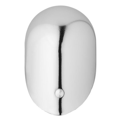 Tapa de barra de remolque de metal cromado plegable