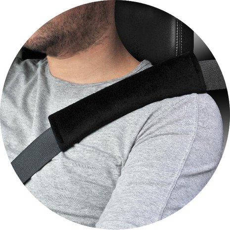 Fundas protectoras para los cinturones de seguridad, conjunto de 2 piezas