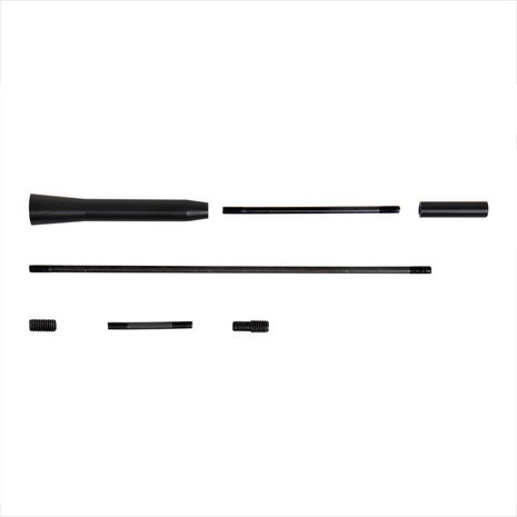 Antena de coche con adaptadores M5 y M6 incluidos.