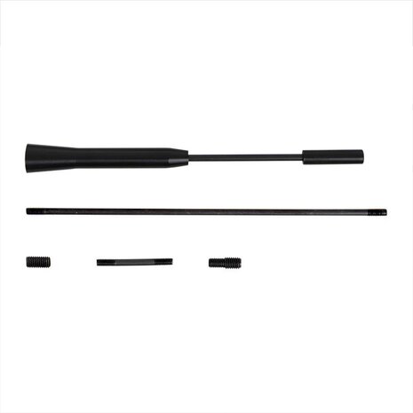 Antena de coche con adaptadores M5 y M6 incluidos.