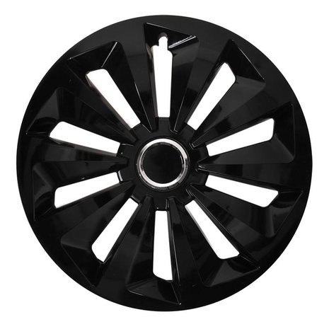 Tapa de ruedas Fox negro de 14 pulgadas x4 piezas