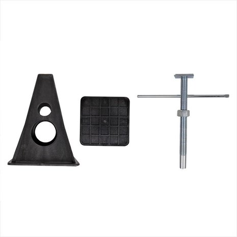 Juego de soporte de plastico 4 piezas 750 kg pieza