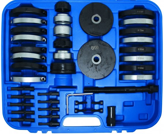 BSG Herramienta de cojinete de rueda para VAG 62/66/72/85 mm Unidad de rodamiento de cub