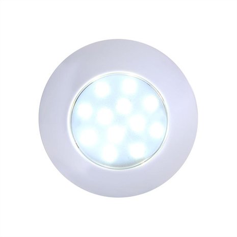 Luminaria de techo de superficie 12 leds 12V 240lm diametro 75x18mm