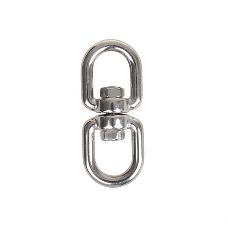 Cerradura giratoria de 6 mm  acero inoxidable A4 AISI 316  ojo ojo  1.350 daN