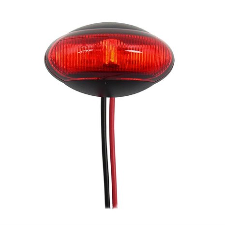 Lampara de posicion delantera 10-30V roja de 60x34mm LED