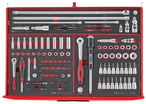 Mega master toolset 417 bandejas de espuma eva