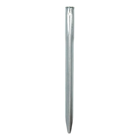 Estaca de tienda de metal de 30 cm de media cana