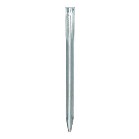 Estaca de tienda de metal de 30 cm de media cana