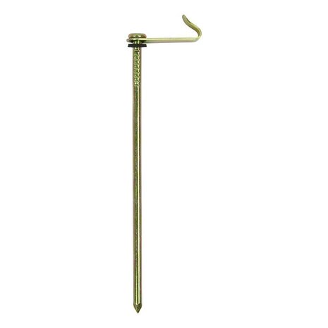 Clavija de roca de 21 cm de metal con gancho