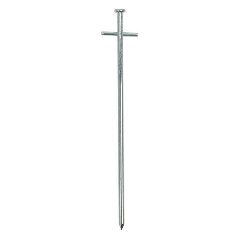 Pasador de roca de 23 cm de metal con pasador transversal soldado