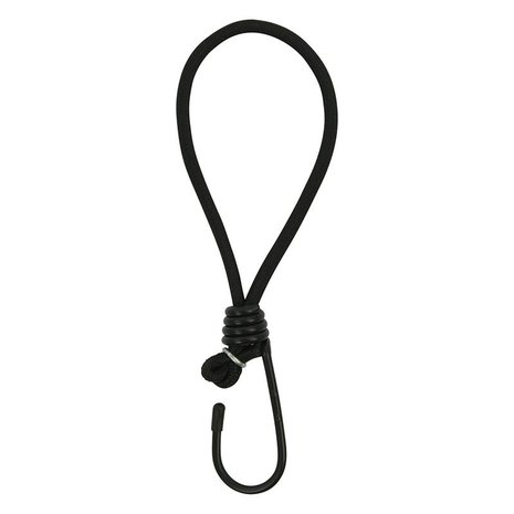 Tensor de tienda elastico negro con gancho